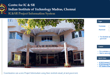 Tablet Screenshot of icsris.iitm.ac.in