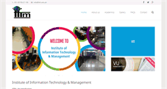 Desktop Screenshot of iitm.edu.pk