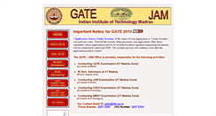 Desktop Screenshot of gate.iitm.ac.in
