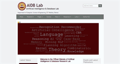Desktop Screenshot of aidblab.cse.iitm.ac.in